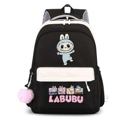 Cute Cartoon Printed Backpack Student Kid Schoolbag Women Large Capacity Waterproof Bookbag Kid Birthday Gift Travel Bag Mochila
