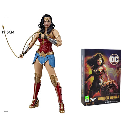 DC Originals Justice League Figure Superman Batman Wonder Woman Aquaman Mera Anime Figures Collectble Models Toys Gift