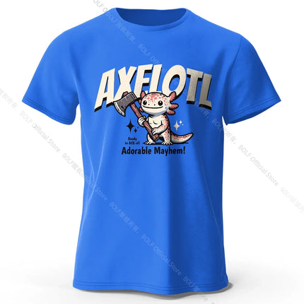 100% Cotton Playful Cartoon Animals Tee - Hand-drawn Adorable Creatures Design with Ultra Soft Fabric for Daily Casual