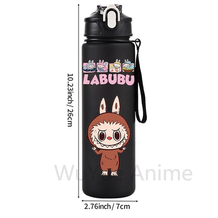 750Ml Cartoon Printed Large Capacity Water Bottle Teenger Student Drinking Portable Cartoon Outdoor Sport Water Cup Kid Gift