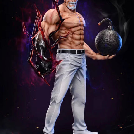 26cm Anime One Piece Figures Monkey D Garp Standing Posture GK Sculpture Scene Action Figurine PVC Ornament Toy Gift Model Decor