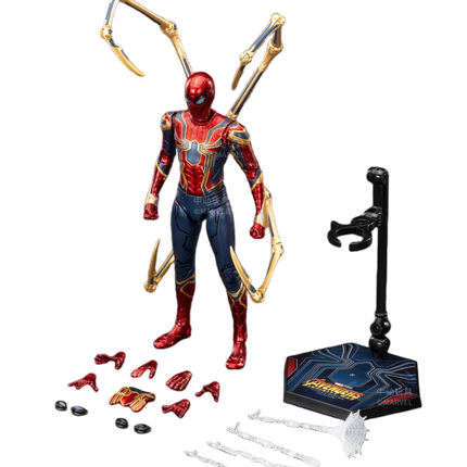 ZD Toy Spider Man No Way Home Marvel legends 1/10 Peter Parker Gold Black Red Model Action Figure Adult Collectible Toy