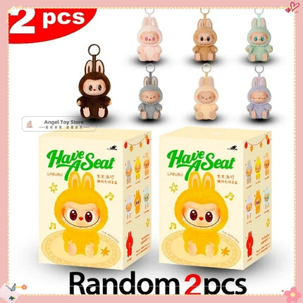 For Labubu V3 V2 Monsters Big Into Energy Series Vinyl Pendant Blind Box Figurine Tabletop Ornament Kawaii Doll Birthday Gifts