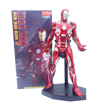 Iron Man Series Joint Movable Crazy Toys MK50 MK3 MK5 MK7 MK42 MK45 MK46 MK47 Movie Action Figure Avengers Collection Present