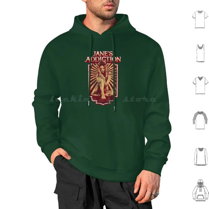 Janes Addiction Hoodie cotton Long Sleeve Crackerman Janes Addiction Janes Addiction Janes Addiction Sale Band Perry