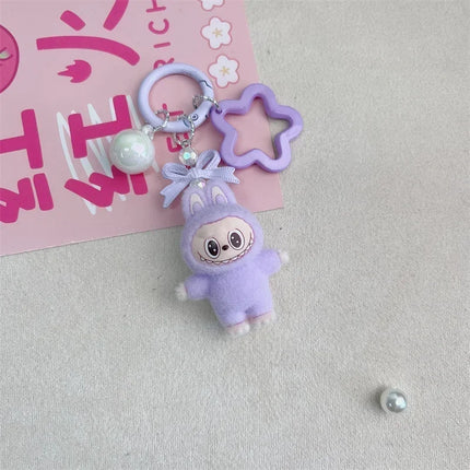 Cartoon 3.0 Labu Keychain Backpack Keyring Pendant Couple Pendant Students High Quality Key Ring Festivel Gifts