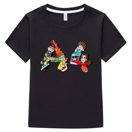 Футболка A4 TEAM Short Sleeve Children T Shirts Summer 100% Cotton Boy Girl vlad a4 Lamba Shirt Tops Casual y2k kids clothes