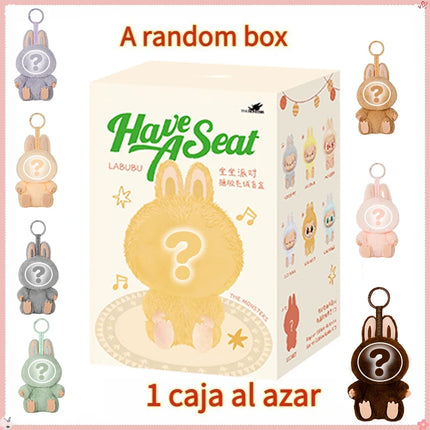 The Monster Heartbeat Macaron Series Blind Box Vinyl Pendant Cute Doll Model Toy Keychain Mysterious Surprise Box Birthday Gift