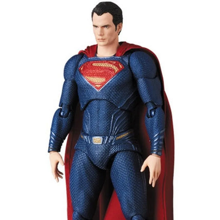 MAF 057 DC Marvel Superman Toy Figures Justice League Superman With Movable Joints Boxed Doll Action Toy Headset Model Doll