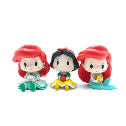 6 Pieces / Set Cartoon Princess Vinyl Figurine Cute Version Doll Action Figure Toys Collection Model Ornament
