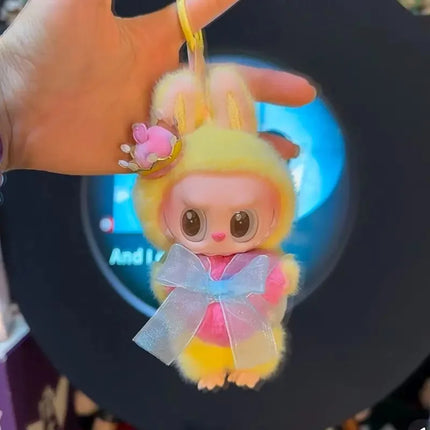 2025 New 17cm Labubu Popmart THE MONSTERS Let's Checkmate Series-Vinyl Plush Blind Box Hanging Card Trendy Play Toy Gift
