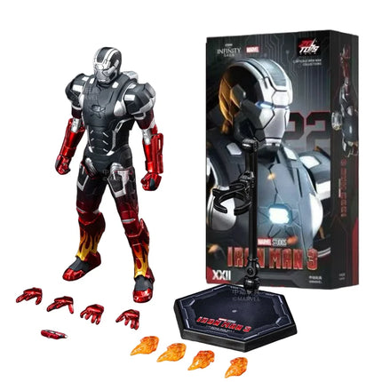 ZD Toys Iron Man MK35 Red Snapper Action Figure Iron Man Mk41 Mk47 Tank MK24 MK22 1/10 Scale Iron Man Collections Gift