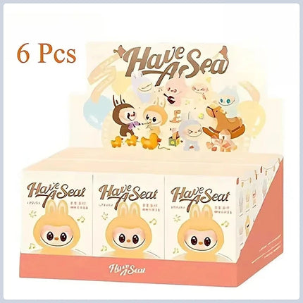 High Quality Anime Figure Surprise Box Have A Seat Vinyl Pendant Doll Model Toy Cute Monster 2 The Monsters labubu Blind Box