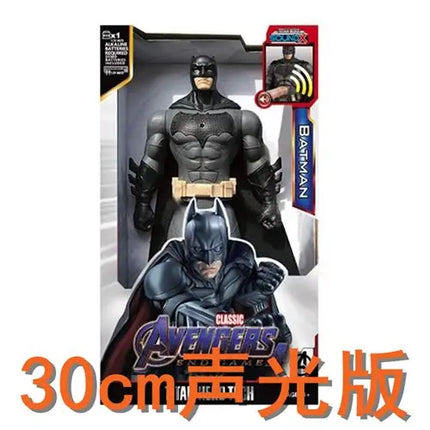 Hot 30cm Marvel Figure Avengers Endgame Captain Justice Sound Led Light Super Hero Dolls Toys Pvc Action Figure Model Kids Toy