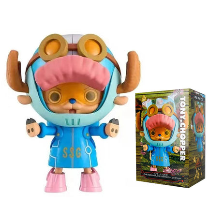 17cm One Piece Luffy Anime Figures Monkey D. Luffy Egg Head Island Action Figures PVC Anime Collection Model Doll Toy Kid Gift