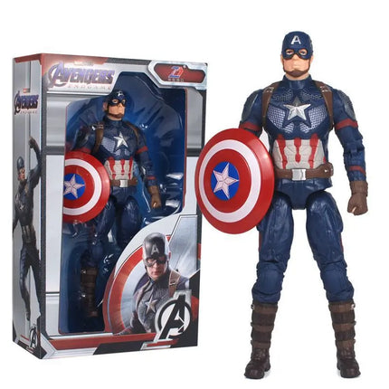 18CM Marvel Avengers Venom Spiderman Captain America Wolverine Hulk Iron Man Groot Thanos Collection Action Figure Hot Toys Kids
