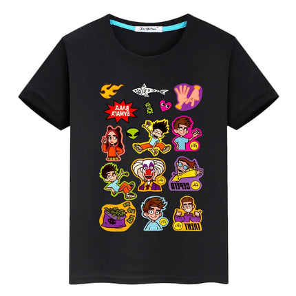 Влад Бумага А4 Print 100% Cotton T-shirt anime Tees Merch A4 pride tshirt Kawaii Short boys Tops y2k one piece kids clothes girl