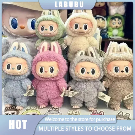Anime Figure Nabubu Blind Box Have A Seat Series Pendant Flocking Model Toy Kawaii Monster Replica Keychain Toy Christmas Gift