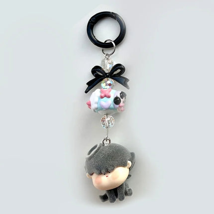 Sweet Hot Selling Mini Keychain Vinyl Cute Baby Bag Mobile Phone Pendant Cute Valentine's Day Gift Keychain Bestie Gift
