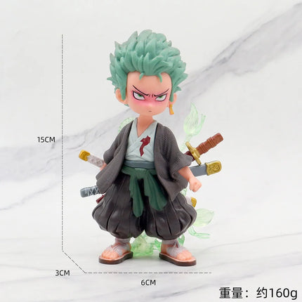 One Piece Handmade Model Anime Figure Character Series Surrounding Decorative Ornaments Roronoa Zoro Toy