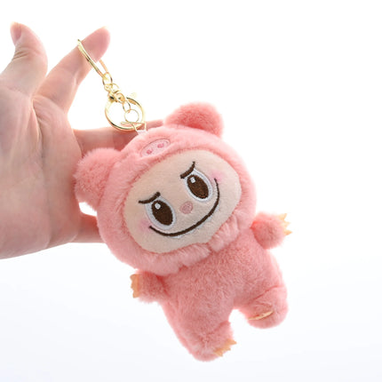 LABUBU New Monster Plush Key Chain Bag Decoration Accessories Plush Doll Bag Pendant Decoration Keychain Women Girls Gifts