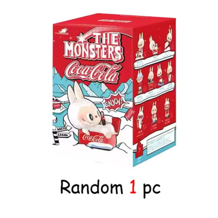 Labubu Original THE MONSTERS Labubu Doll Coca Cola Series Action Figure Mystery Box Labubu Blind Box Christmas Gift Kids Toys
