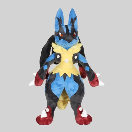 130/70cm Big Size Pokemon Lovely Lucario Plush Toys Soft Stuffed Doll Cute Throw Pillow Room Decoration Children's Birthday Gift