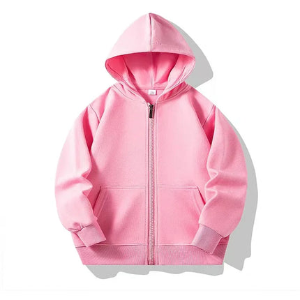 Children's Hoodies Child Sweatshirt Girls Cute Cartoon Hello Kitty Kuromi and Friend Sanrio Animal Printed Kids Zipper Clothes
