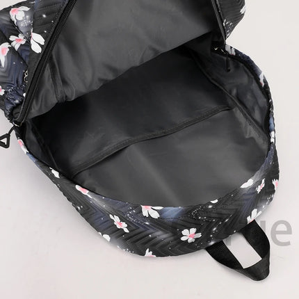 Cute Cartoon Backpack Teenager Girl Zimomo Knapsack Mokoko Charm Junior Student Casual Commute Back To School Waterproof Bags