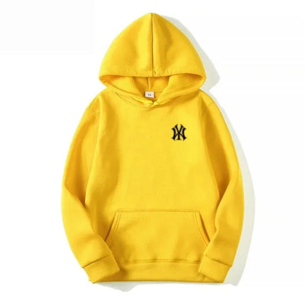 Men's and Women's Casual Fashion Trend Fleece Hooded Hoodies Spring Fall Outdoor Sweatshirt Popular Font Print Pullovers Coat