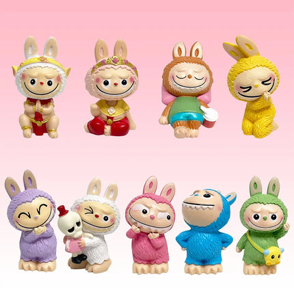 Anime Labubu THE MONSTERS Blind box Mini Figurine Doll Collection Pvc Model Toys Cute Collection Desktop Decor Gifts In stock