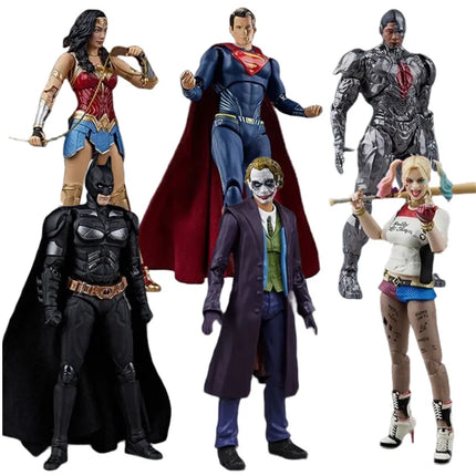 DC Originals Justice League Figure Series Batman Anime Figures Superhero Joker Super Man Collectble Models Toys Gift
