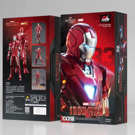 ZD Original Iron Man MK35 MK47 MK46 Iron Patriot MK17 MK21 MK42 MK50 War Machine legends Avengers Action Figure Collect Toy Gift