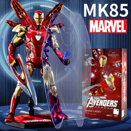 Hot Avengers Original Deluxe Iron Man Mk85 2.0 Toy Led Light Edition Mark 85 Lxxv Nano Armor 1/10 Action Figure Endgame Legends