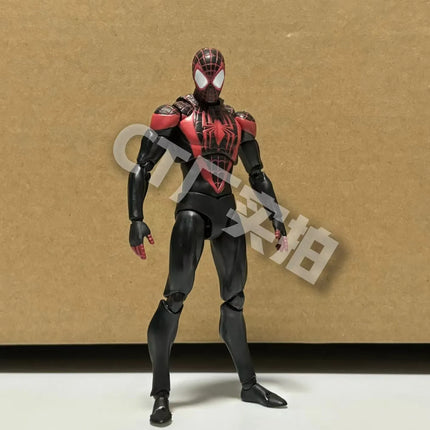 Ct Spiderman 092 Figure 2099 Spider Man Across The Spider-verse Miles Morales Shf Action Figure Model Figurine Collection Toys