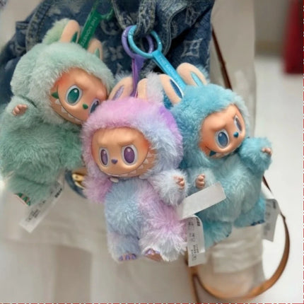 2025 New Lafubu V3 Generation Series THE MONSTERS Have a Seat  Vinyl Face Plush Toy Series Blind Box Heartbeat Macaron 3rd