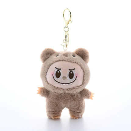 LABUBU New Monster Plush Key Chain Bag Decoration Accessories Plush Doll Bag Pendant Decoration Keychain Women Girls Gifts