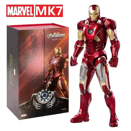 ZD Toys Iron Man Series Joint Movable MK1 MK2 MK3 MK4 MK5 MK6 MK7 MK42 MK43 MK50 Movie Action Figure 7 Inches Mark Dolls