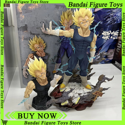 18.5cm Anime Dragon Ball Z Figure Majin Vegeta Action Figurine Gk Pvc Figures Collection Ornament Model Toys Christmas Gifts