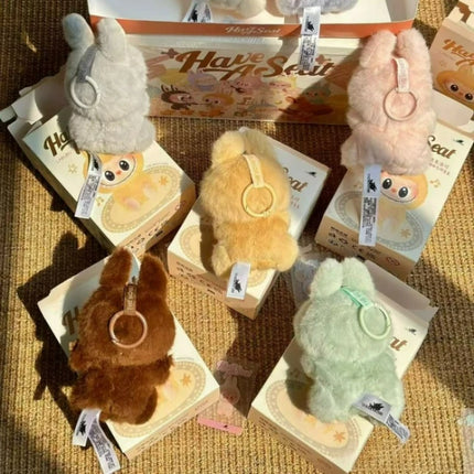 The Monster Heartbeat Macaron Series Blind Box Vinyl Pendant Cute Doll Model Toy Keychain Mysterious Surprise Box Birthday Gift