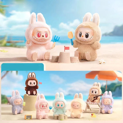 In Stock Hot Anime Figure Labubu Have A Seat Series PVC Pendant Doll Model Toy Kawaii Monster Replica Keychain Toy Birthday Gift