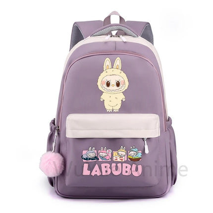 Cute Cartoon Printed Backpack Student Kid Schoolbag Women Large Capacity Waterproof Bookbag Kid Birthday Gift Travel Bag Mochila