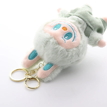 LABUBU New Monster Plush Key Chain Bag Decoration Accessories Plush Doll Bag Pendant Decoration Keychain Women Girls Gifts