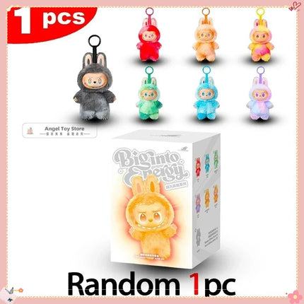 For Labubu V3 V2 Monsters Big Into Energy Series Vinyl Pendant Blind Box Figurine Tabletop Ornament Kawaii Doll Birthday Gifts
