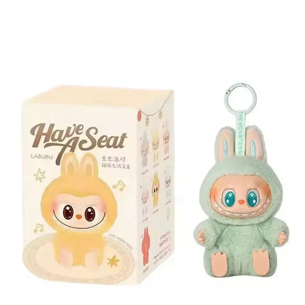 For Labubu Kawaii Monster V3 Blind Box Series PVC Labubu Macaron Pendant Doll Monster Keychain Birthday Christmas Gift