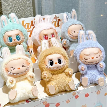 Anime Figure Nabubu Blind Box Have A Seat Series Pendant Flocking Model Toy Kawaii Monster Replica Keychain Toy Christmas Gift