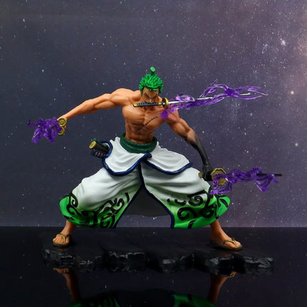 One Piece Handmade Model Anime Figure Character Series Surrounding Decorative Ornaments Roronoa Zoro Toy