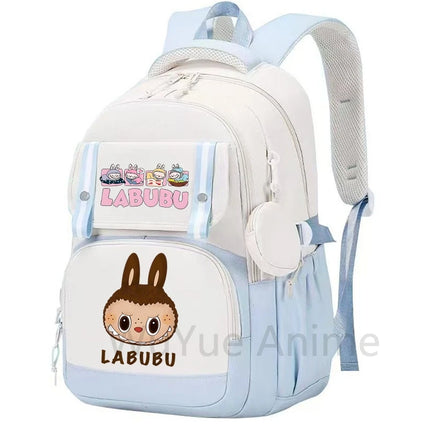 Cute Printed Backpack Teenager Student Girl Boy Knapsack Large Capacity Waterproof Casual Bag Coin Purse Women Laptop Travel Bag
