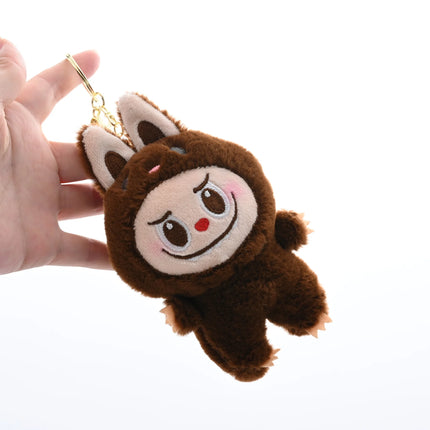 LABUBU New Monster Plush Key Chain Bag Decoration Accessories Plush Doll Bag Pendant Decoration Keychain Women Girls Gifts