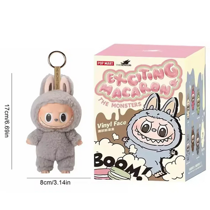 Rabbu 1st generation vinyl pendant doll model beautiful monster toy key copy birthday gift toy.
